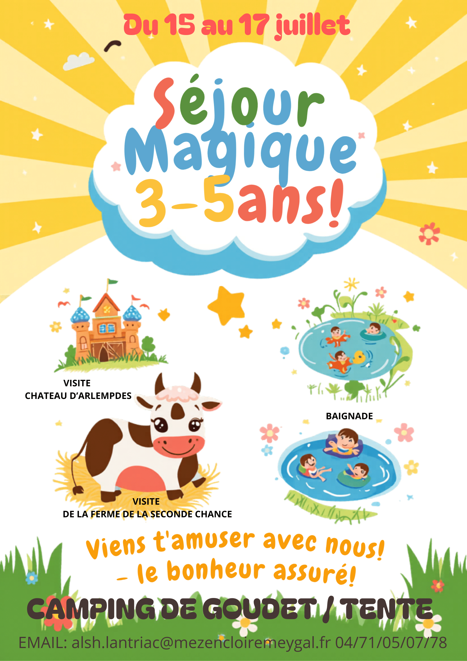 SEJOUR 3-5 ANS